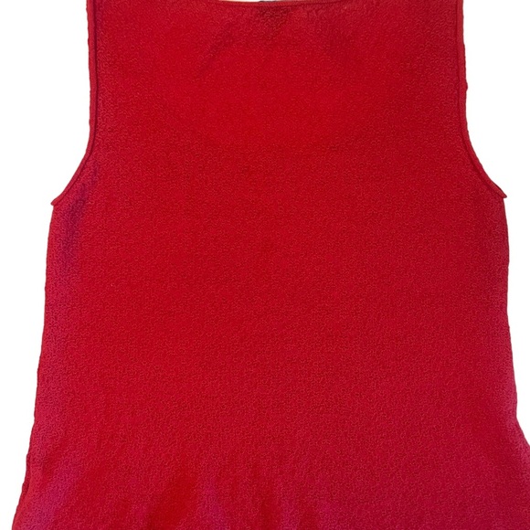 Eileen Fisher Wool Tank Top Red Size S - Picture 4 of 6